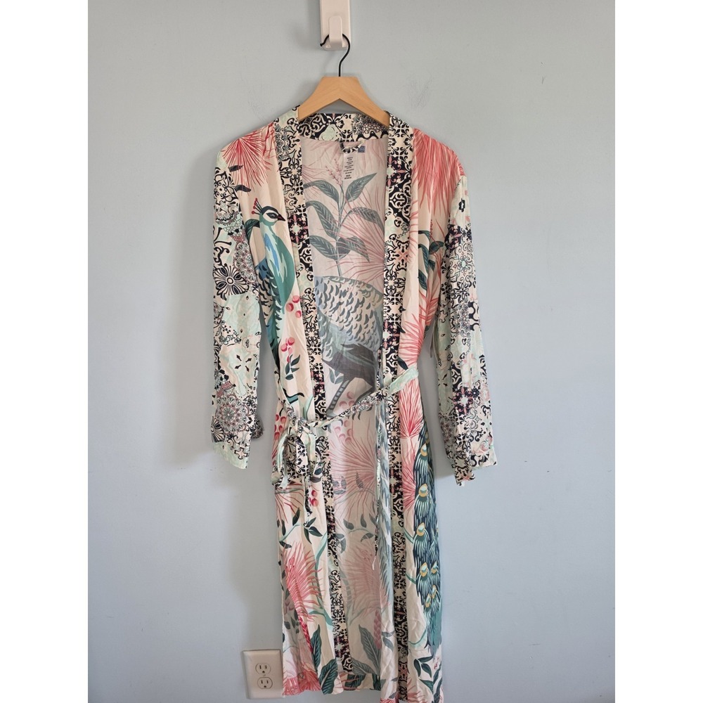 YAM & SEA PEACOCK ROBE XS/S - Picture 2 of 5